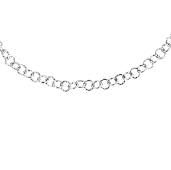 WOMEN'S STEEL BRACELET WITH SMALL CIRCLES