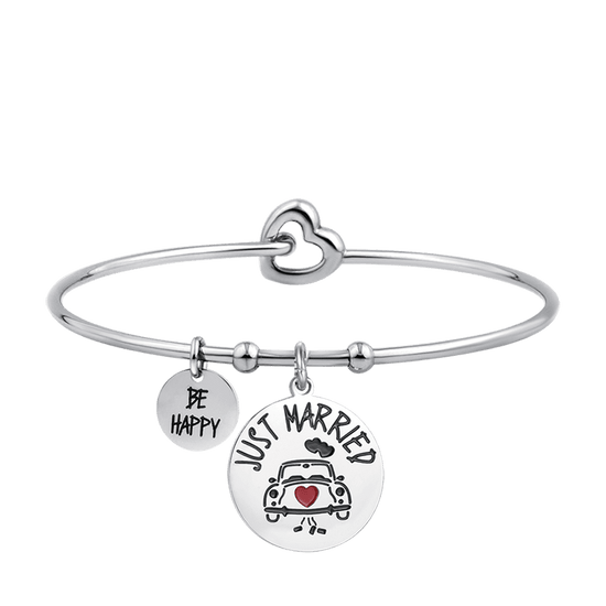 JUST MARRIED WOMAN'S STEEL BRACELET Luca Barra