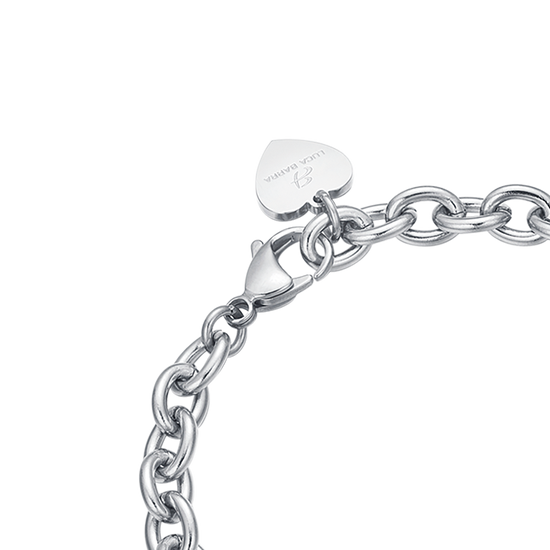 WOMEN STEEL BRACELET WITH HEART THANK YOU PROF