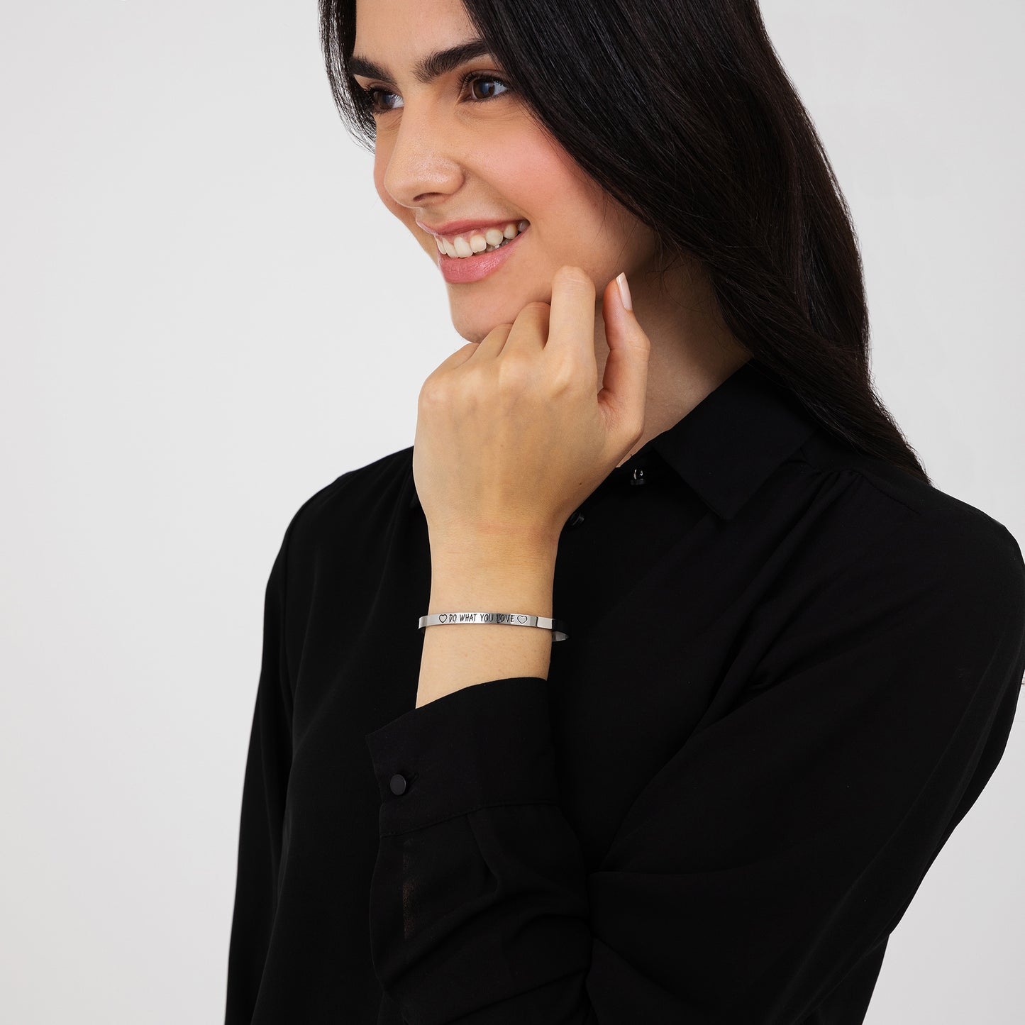 STEEL WOMEN'S BRACELET DO WHAT YOU LOVE