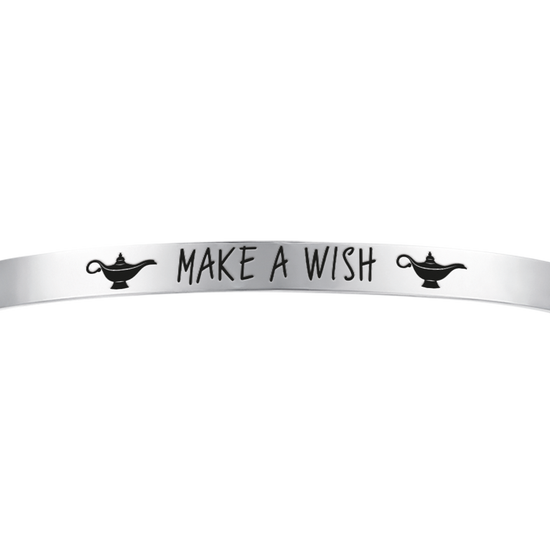 WOMAN'S STEEL MAKE A WISH BRACELET Luca Barra