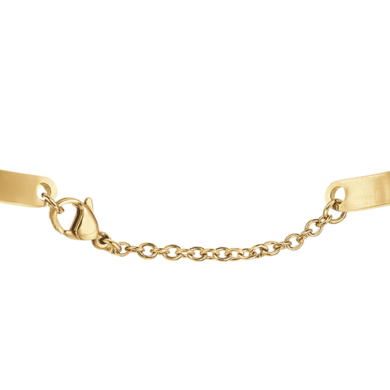 WOMAN'S GOLDEN STEEL BRACELET DO WHAT YOU LOVE Luca Barra