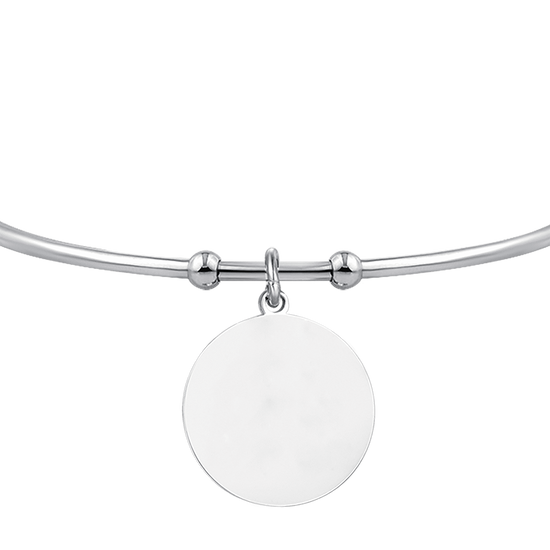 WOMEN'S PERSONALIZED STEEL CIRCLE BRACELET
