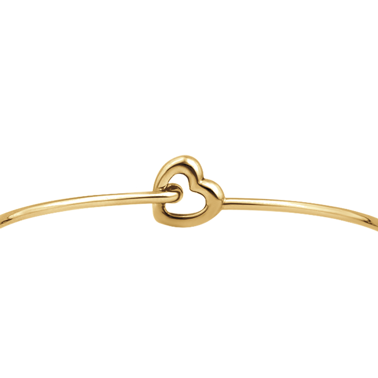 WOMEN'S PERSONALIZED GOLD STEEL CIRCLE BRACELET