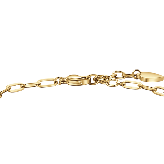 Upload image to Gallery WOMAN'S GOLDEN STEEL BRACELET WITH MOON, HEART LUCKLE AND STAR
