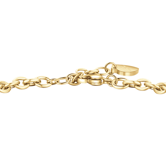WOMEN'S GOLD STEEL BRACELET WITH BUTTERFLY
