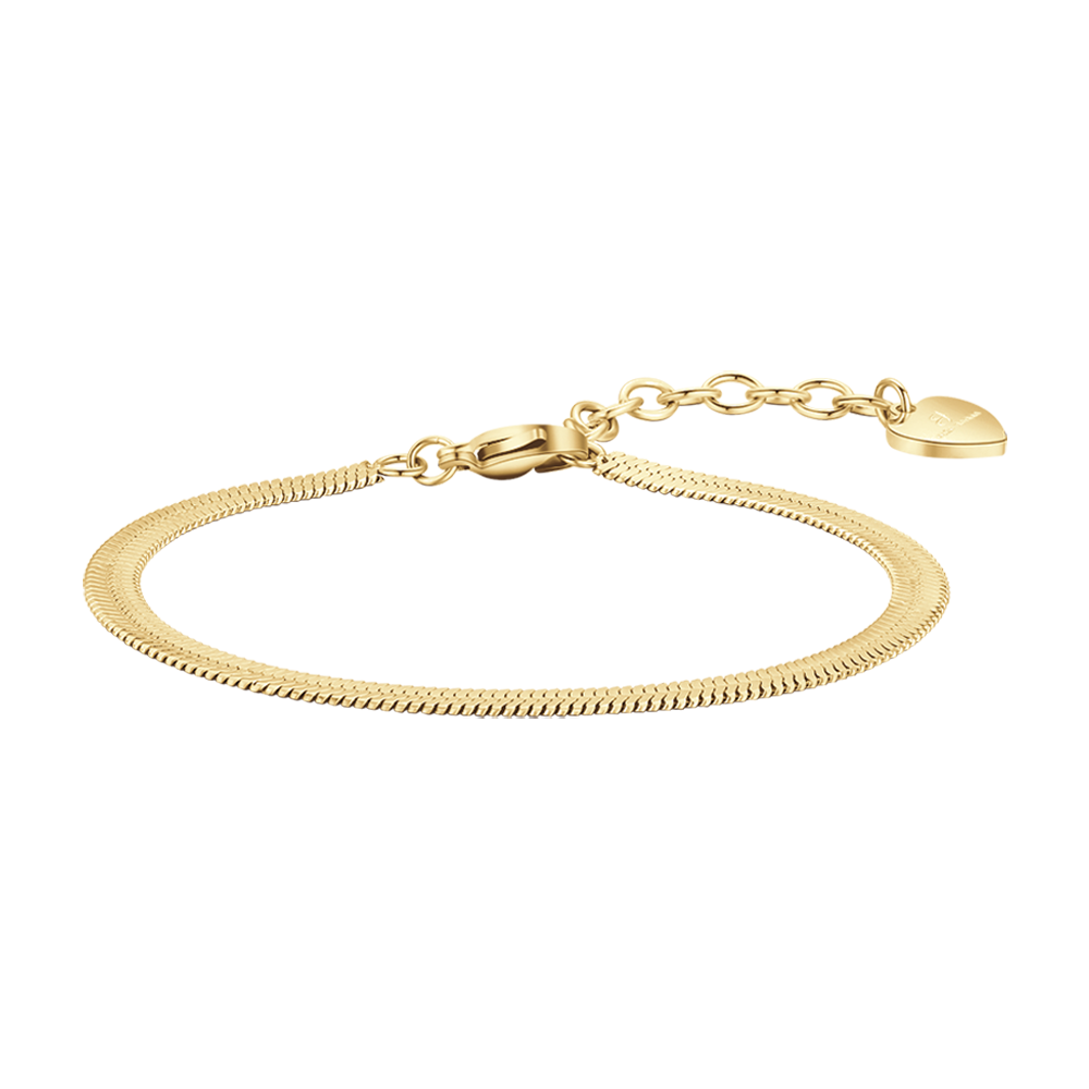 gold-plated steel women's bracelet Luca Barra