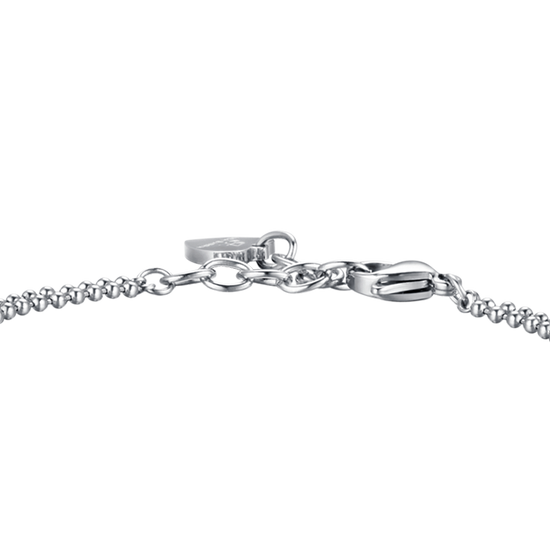 IP GOLD STEEL WOMEN'S BRACELET WITH HEARTS OF DIFFERENT SIZES