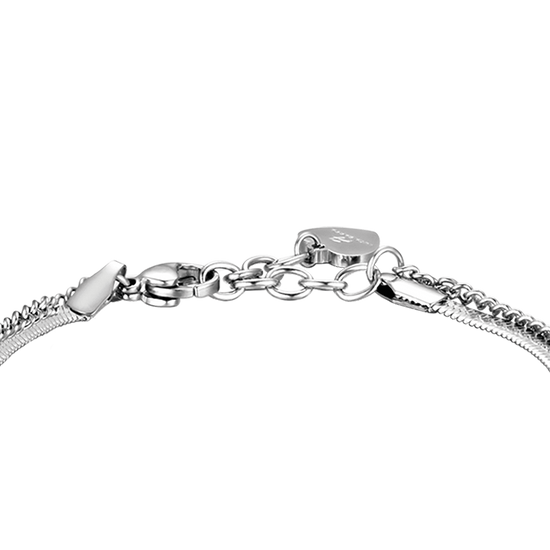 WOMEN'S IP GOLD STEEL BRACELET WITH STAR