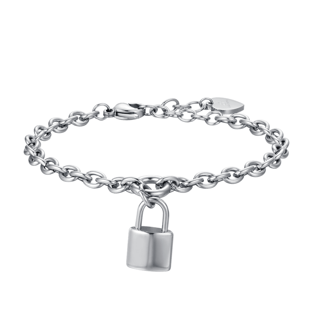 WOMAN'S BRACELET IN STEEL WITH LUCKLE Luca Barra