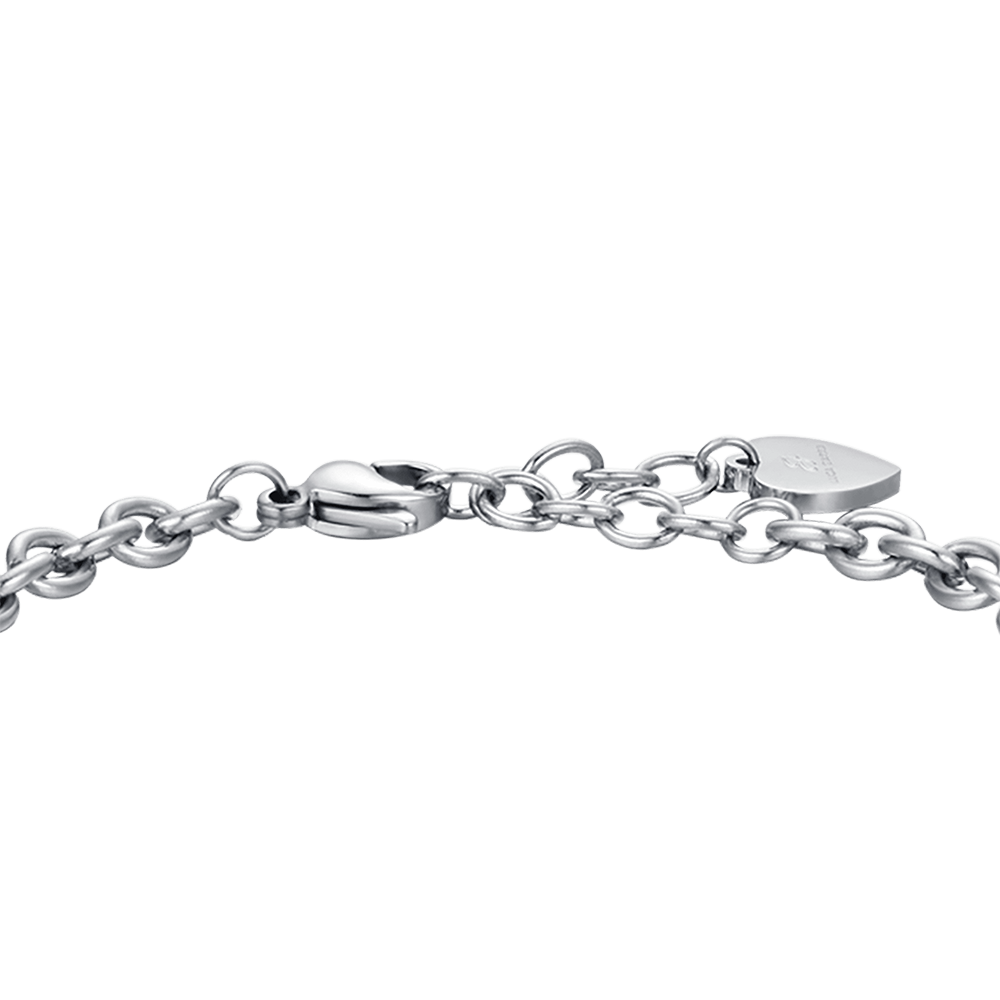 WOMEN'S STEEL BRACELET WITH PADLOCK