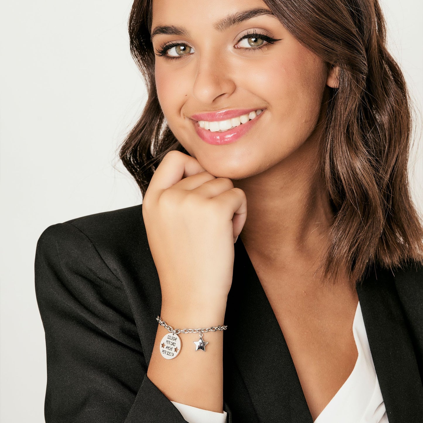 STEEL WOMEN'S BRACELET COLLEAGUES BY CHANCE FRIENDS BY CHOICE