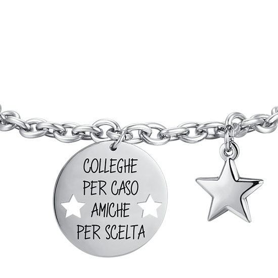 STEEL WOMEN'S BRACELET COLLEAGUES BY CHANCE FRIENDS BY CHOICE