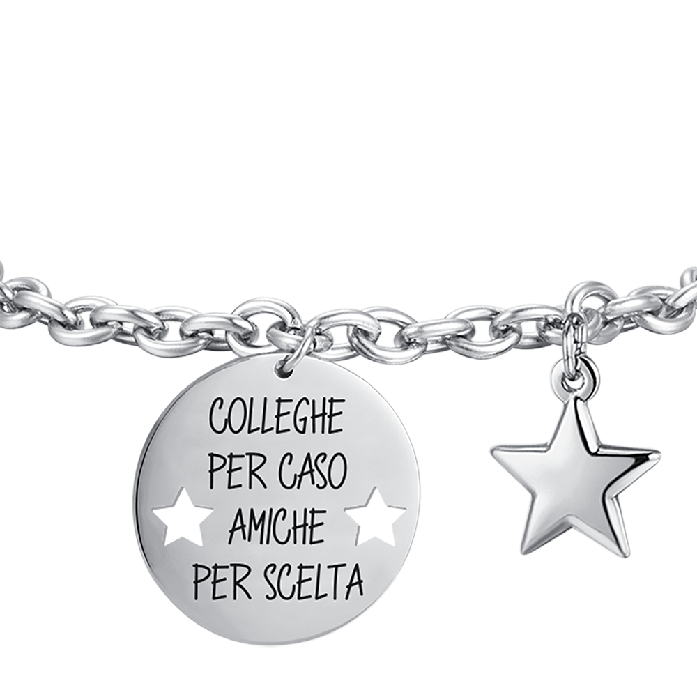 STEEL WOMEN'S BRACELET COLLEAGUES BY CHANCE FRIENDS BY CHOICE