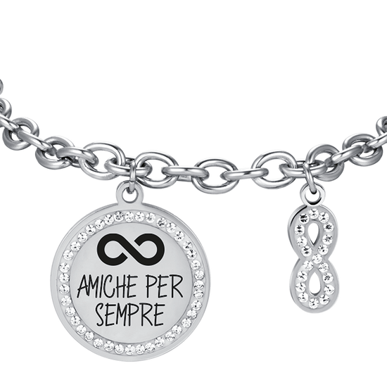 WOMEN'S STEEL BRACELET FRIENDS FOREVER