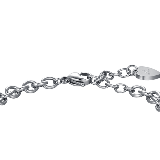 STEEL WOMEN'S BRACELET YOUR FRIENDS ARE THE SISTERS YOU CHOOSE WITH ENAMEL