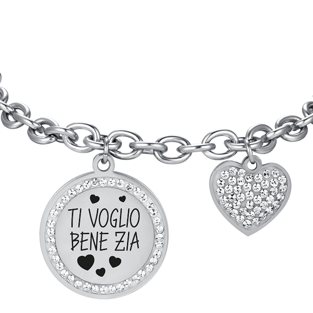 STEEL WOMEN'S BRACELET I LOVE YOU AUNT
