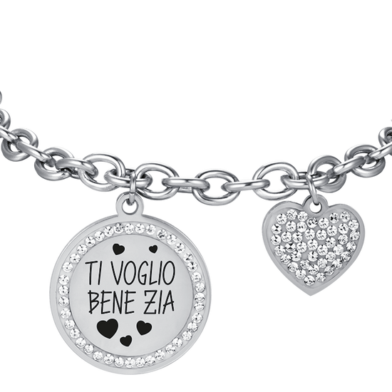 STEEL WOMEN'S BRACELET I LOVE YOU AUNT