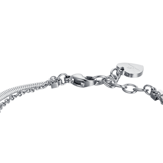 STEEL WOMEN'S SUNSHINE BRACELET WITH WHITE CRYSTALS