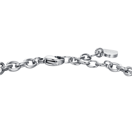 STEEL WOMEN'S ZODIAC SIGN LEO PLATE BRACELET