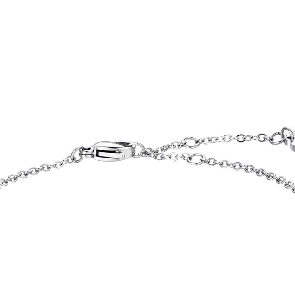WHITE CRYSTAL ELEMENT STEEL WOMEN'S BRACELET