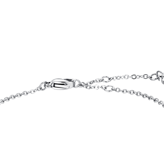 WHITE CRYSTAL ELEMENT STEEL WOMEN'S BRACELET