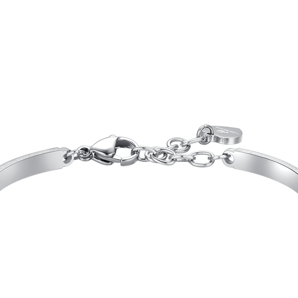 WHITE CRYSTAL ELEMENT STEEL WOMEN'S BRACELET