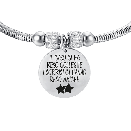 WOMEN STEEL BRACELET THE CASE MADE US COLLEAGUES THE SMILES MADE US TO