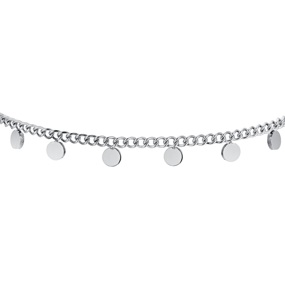 WOMEN'S STEEL BRACELET WITH CIRCLES