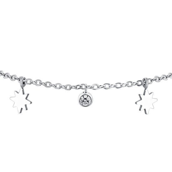SISSI STAR STEEL WOMEN'S BRACELET WITH CRYSTALS
