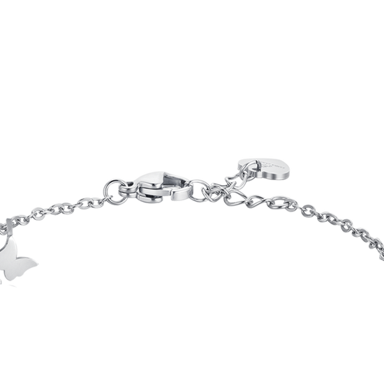 Upload image to Gallery WOMAN'S BRACELET IN STEEL BUTTERFLY AND CRYSTALS
