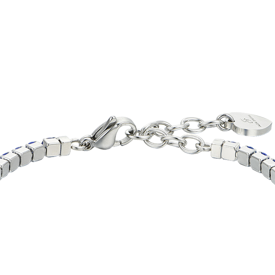 BLUE CRYSTALS WOMEN'S TENNIS BRACELET