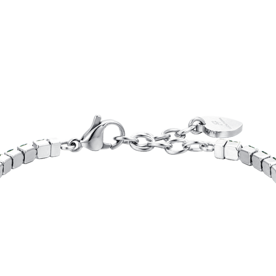 Upload image to Gallery WOMEN'S TENNIS BRACELET GREEN CRYSTALS
