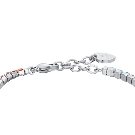 RAINBOW CRYSTALS WOMEN'S TENNIS BRACELET