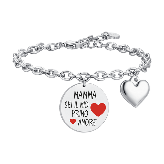 BRACCIALE DONNA IN ACCIAIO MAMMA