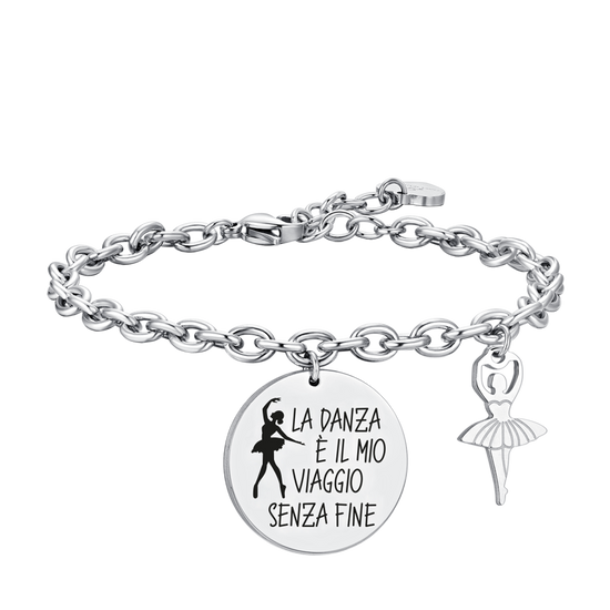 BRACCIALE DONNA IN ACCIAIO BALLERINA