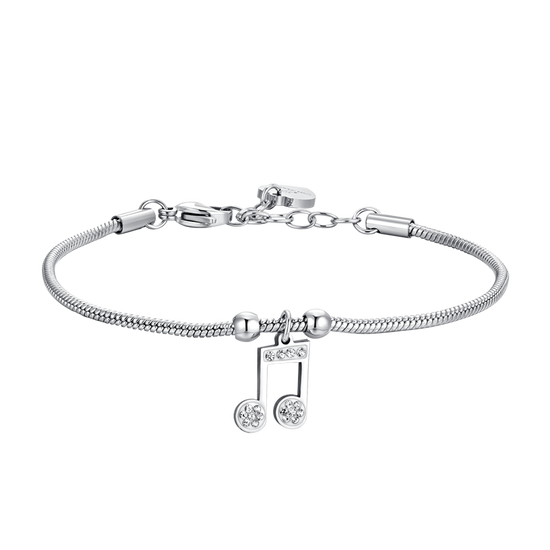 BRACCIALE DONNA IN ACCIAIO CON NOTA MUSICALE