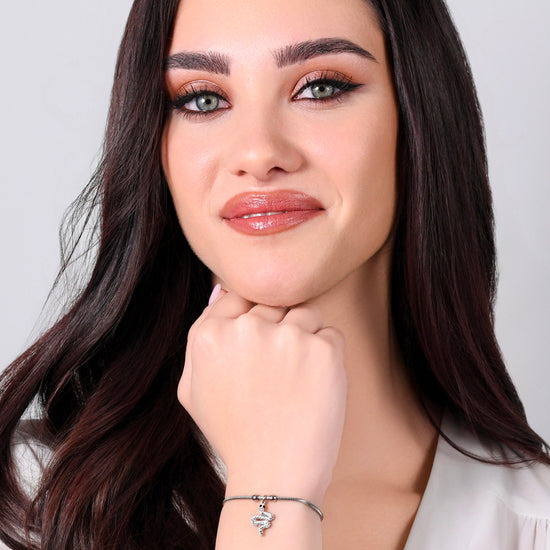 WOMEN'S STEEL BRACELET WITH SNAKE