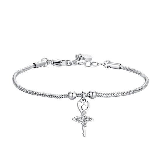 BRACCIALE DONNA IN ACCIAIO CON BALLERINA