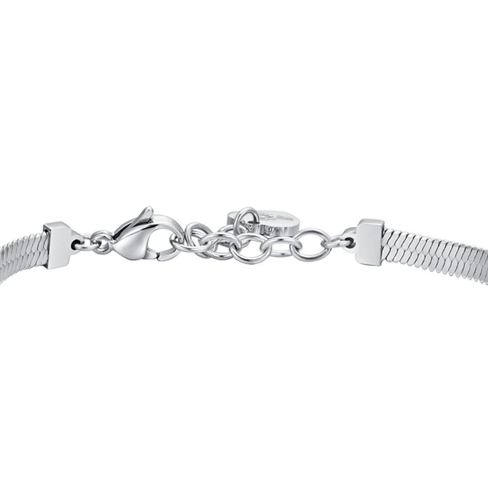 WHITE ZIRCONIA STEEL WOMEN'S BRACELET