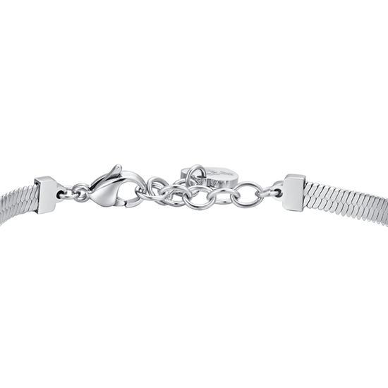 WHITE ZIRCONIA STEEL WOMEN'S BRACELET