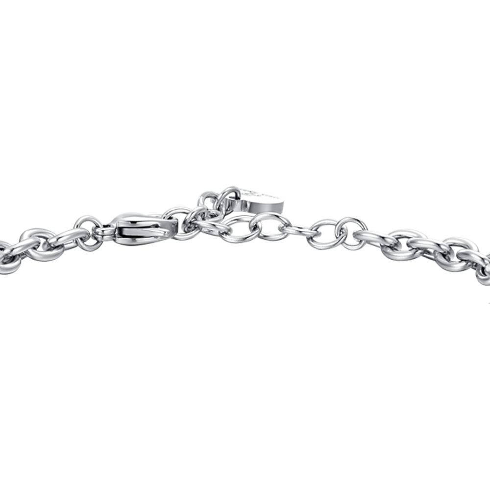 WOMEN'S STEEL FLOWER OF LIFE SWIVEL BRACELET