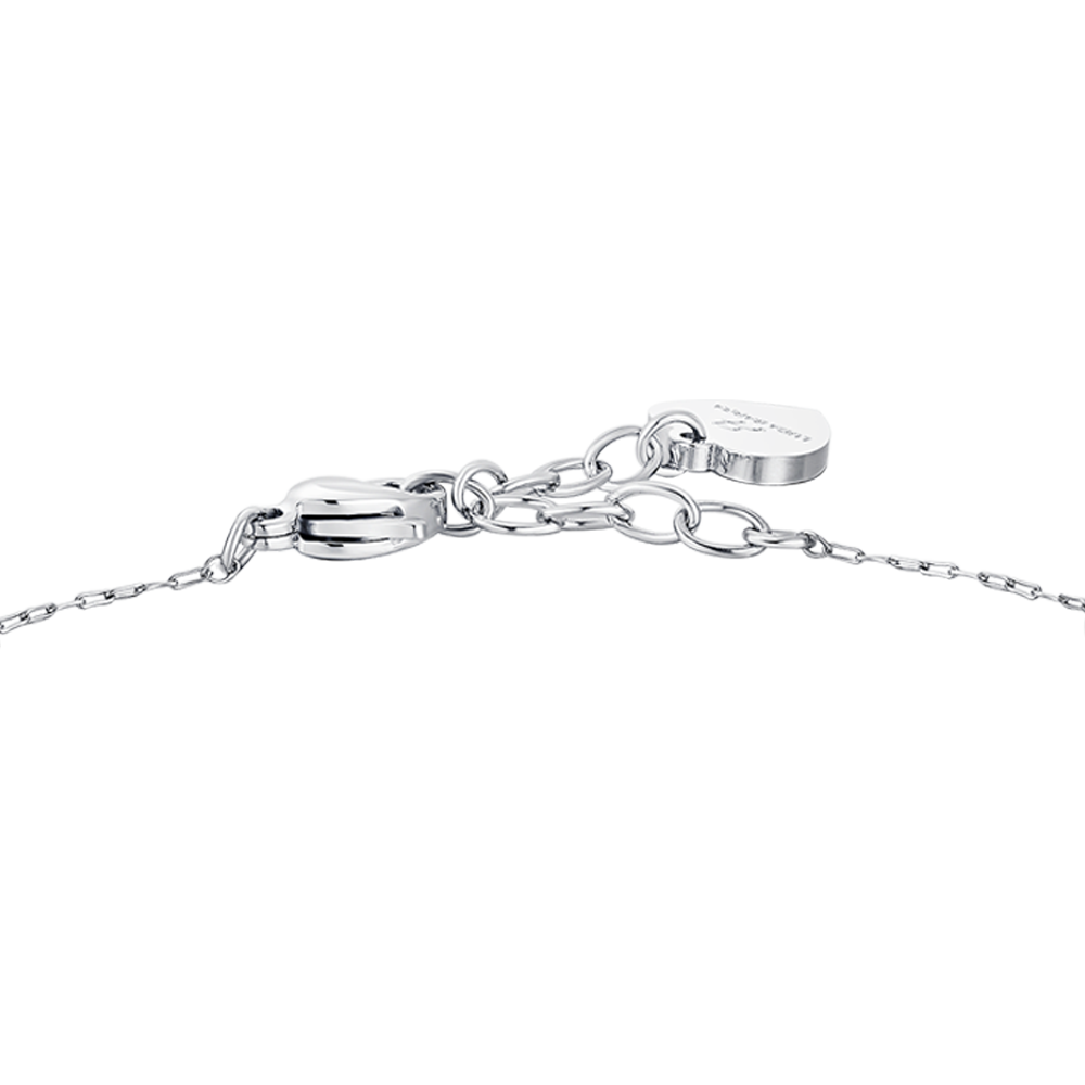 WOMEN'S STEEL BRACELET WITH PEARLS