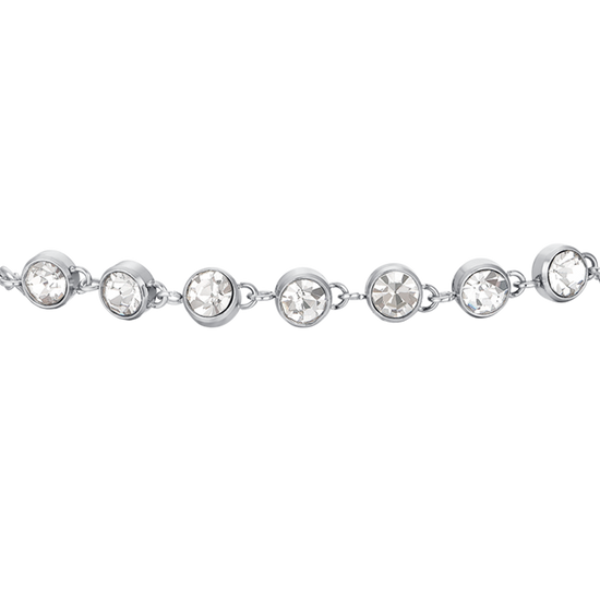 Upload image to Gallery WOMAN'S BRACELET IN STEEL WHITE CRYSTALS
