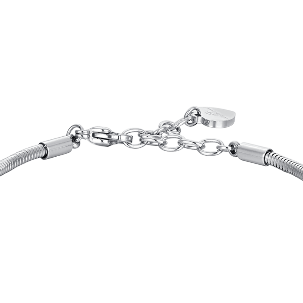 WOMEN'S STEEL KEY AND CRYSTAL BRACELET