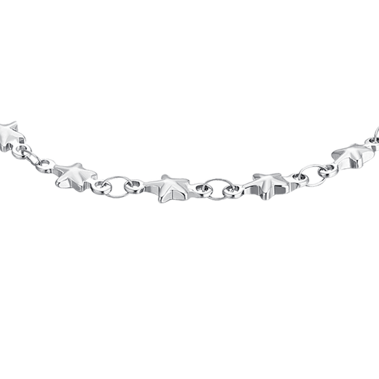 Carica immagine nella Galleria BRACCIALE DONNA IN ACCIAIO STELLE
