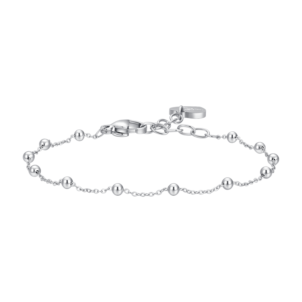 BRACCIALE DONNA IN ACCIAIO  CON SFERE