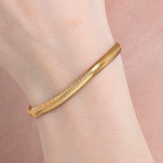 BRACCIALE DONNA  IN ACCIAIO IP GOLD