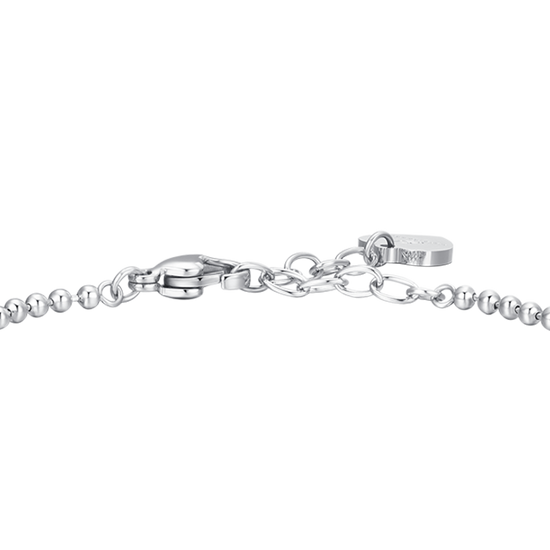 BRACCIALE DONNA IN ACCIAIO CON ANGELO E ZIRCONE BIANCO