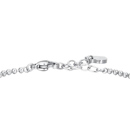 Carica immagine nella Galleria BRACCIALE DONNA IN ACCIAIO CON BALLERINA E ZIRCONE BIANCO
